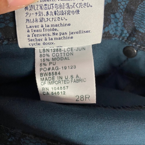 AG The Legging Super Skinny Floral Print Jegging - Picture 10 of 10